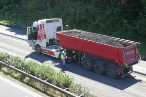 RiWi GmbH - Straßenarbeiten auf der Autobahn